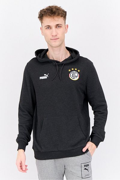 Puma Men Sportswear Fit Long Sleeve Outdoor Hoodies, Charcoal