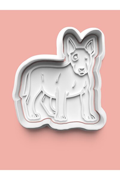 AKTASTORE قالب بسكويت على شكل كلب بول تيرير وقالب عجينة السكر 0323-بول تيرير