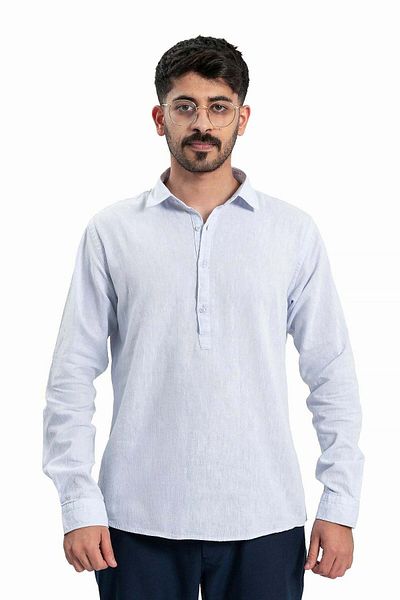 wecre8 Men Sky Blue Shirt By WECRE8