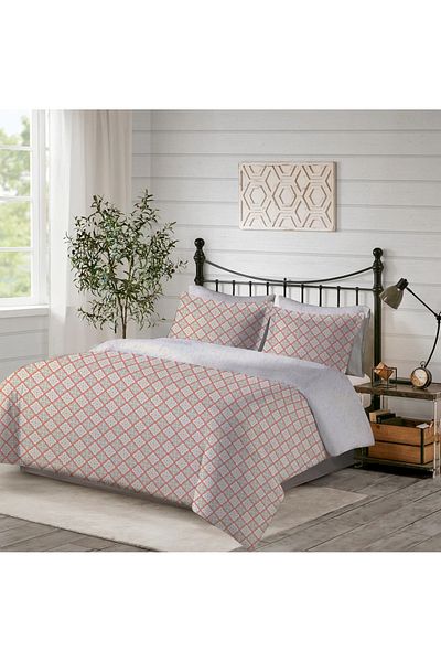 VARESSA Farisa Multicolor Print Duvet Set King, Double, 5 Piece Set