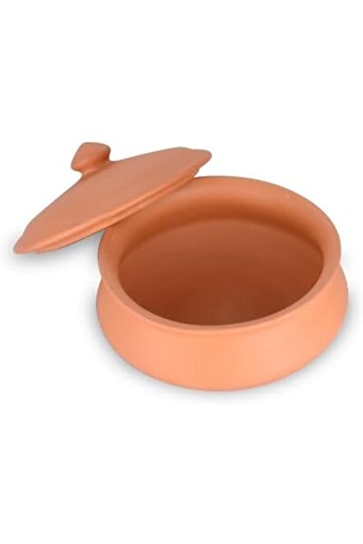 Generic ARK Terrapura Unglazed Clay Biryani Pot 1000 ml. Handmade Organic clay cooking pot. Mitti ki Handi.