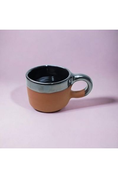 Generic ARK Dirtique Handmade Clay Mug Half Glazed 100 ml
