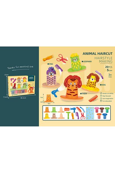 Point Plus "Animal Clay Styling and Styling Kit - with Styling Tools and Molds - Suitable for ages 3+"