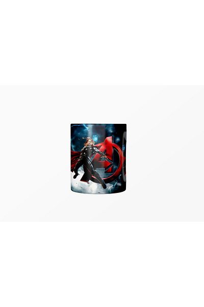 MECKSA Marvel Thor avengers Black coffee Mug 11 oz