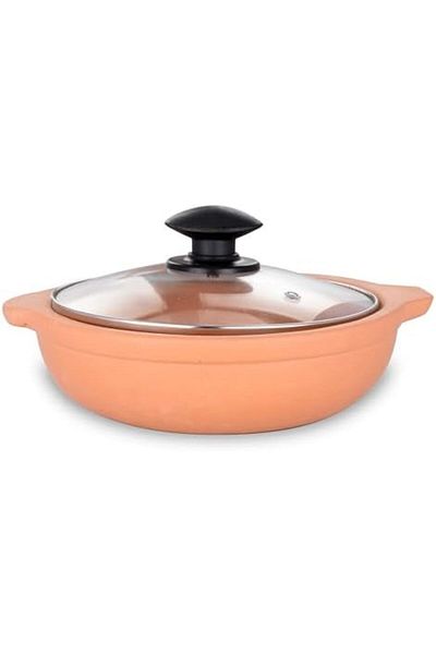 Generic ARK Terrapura Unglazed Clay Bowl with Glass Lid