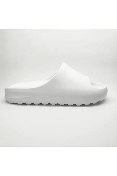 Ayakkabı Durağı Daily Slippers Eva Soft Orthopedic Sole White