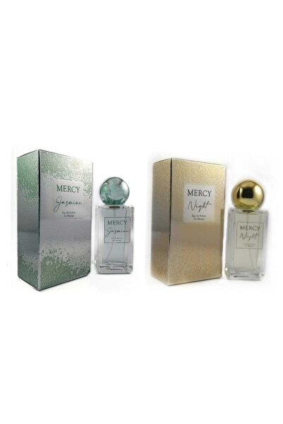 Mercy jasmine kadın parfüm 50 ml + night kadın parfüm 50 ml 2 li