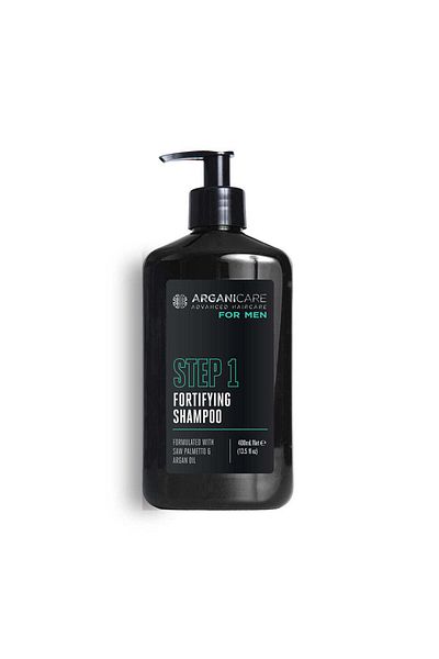 Arganicare Strengthening and anti-hair loss shampoo for men, with Saw Palmetto & argan oil, Arganicare, 400 ml