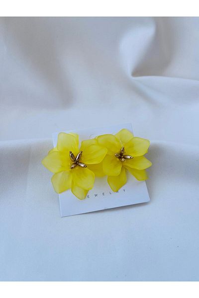 ESDE Colorful Stylish Design Flower Earrings
