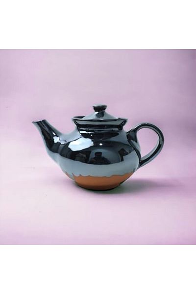 Generic ARK Dirtique Handmade Clay Teapot Black