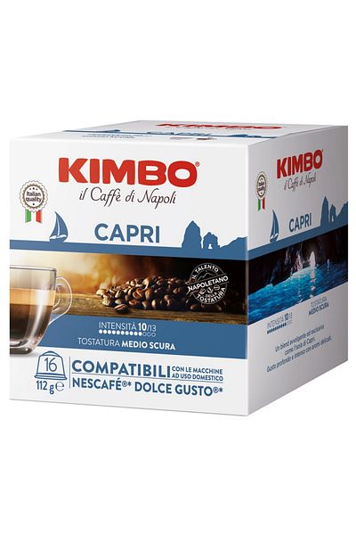 Kimbo Capri Dolce Gusto Compatible Capsule Coffee (16-Piece Box) (Set of 3)