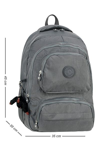 CANLOOR Waddell Gray Licensed Water Resistant Crinkle Unisex Daily Backpack-1002