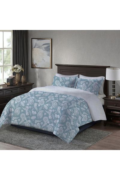 VARESSA Farisa Multicolor Print Duvet Set King, Double, 5 Piece Set
