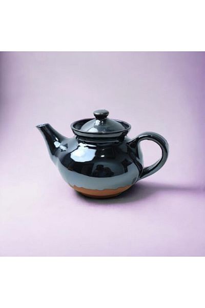 Generic ARK Dirtique Handmade Clay Teapot Black