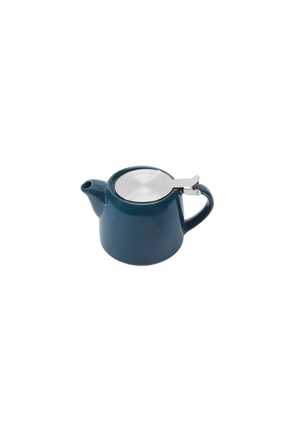 Porland Chai Lacivert Süzgeçli Demlik 600cc