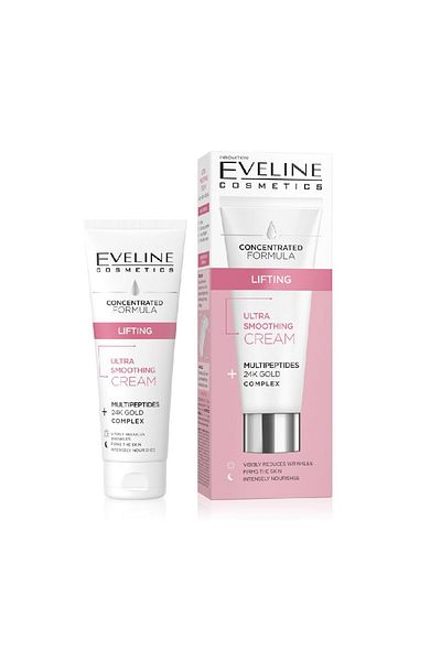 Eveline 24K Gold Multi-Peptide Complex Firming and Smoothing Concentrated Cream - 50ml