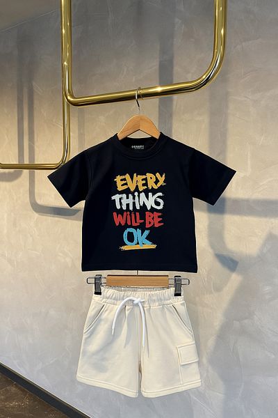 vera kids set de copii cu buzunar cargo imprimat
