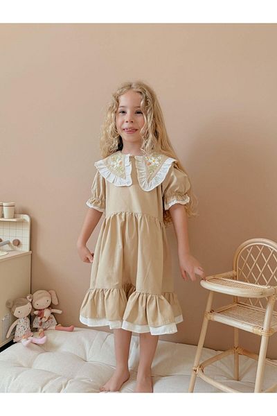 YİGİT BUTİK Κέντημα Yigit Boutique Κεντημένο Κοριτσίστικο Φόρεμα