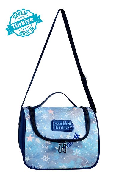 CANLOOR Licensed Navy Blue-Blue Ice Girl Patterned Thermal-Heat Insulated School Thermal Lunchbox
