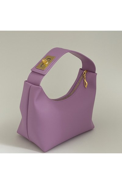 ROYAL LADYS Geantă de mână cu cataramă aurie cu fermoar