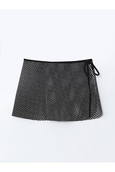 LC Waikiki Shiny Looking Mesh Detailed Women's Pareo