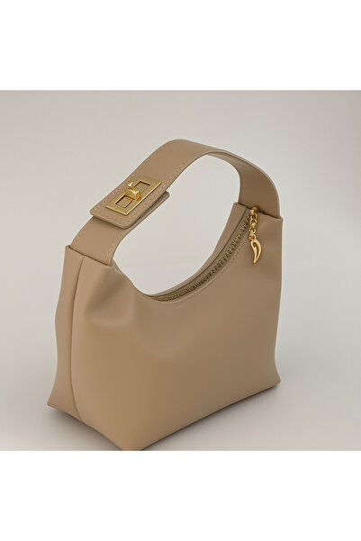 ROYAL LADYS Geantă de mână cu cataramă aurie cu fermoar