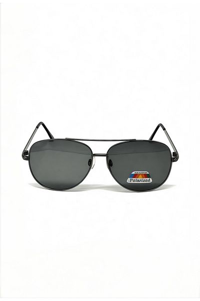 BAPPİR Polarized High Quality Drop Aviator Black Polarized Sunglasses Unisex