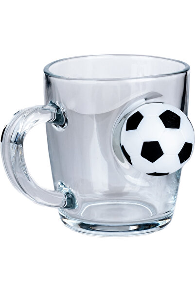 Bellore Football Bulk Custom Tea Coffee Glass Cup Mug 340 Cc