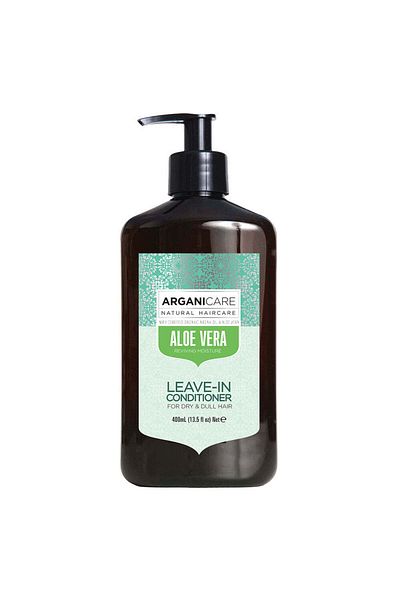Arganicare Balsam hidratant fără clătire cu Aloe Vera pentru păr uscat și tern, Arganicare, 400 ml