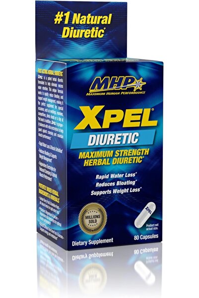 Mhp إكسبل، مدر للبول بالأعشاب ذو قوة قصوى، 80 كبسولة من إم إتش بي، كولاجين