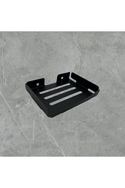 Mena Rise Self-Adhesive and Screw-Mounted Soap Dish Matte Black 1178227