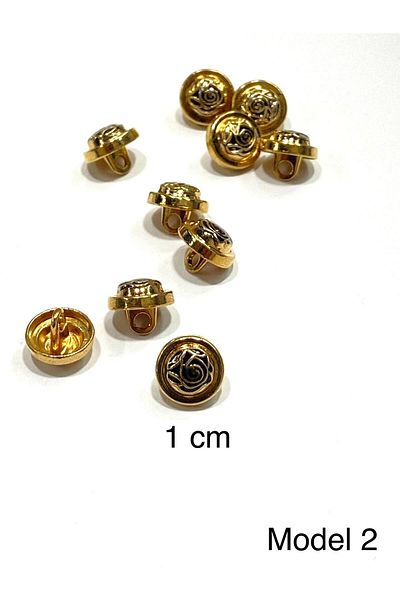 karantuhafiye Blouse Button / Metal Blouse Button / 10 Pieces / Model 2