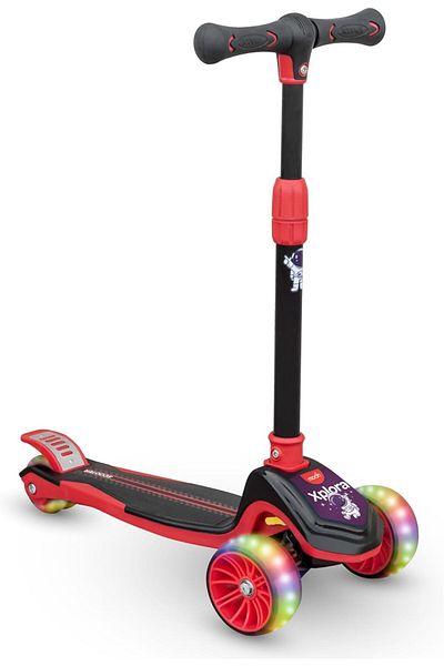 Moon Xplora Baby/Kids 3 Wheel Scooter Outdoor & Sports Scooter Toy with LED Light Up Wheel