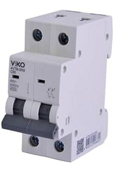 STOREMAX Jvnnastore Automatic Fuse 4.5Ka C Type 2 Pole 50A Trendyfr 646268
