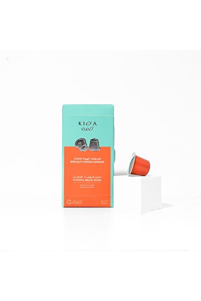 KIFFA SPECIALTY COFFEE CAPSULES ETHIOPIA AND BRAZIL BLEND