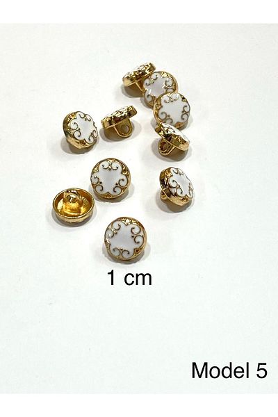 karantuhafiye Blouse Button / Metal Blouse Button / 10 Pieces / Model 5