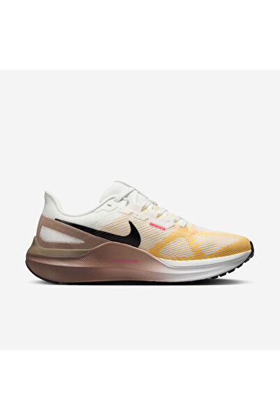 Nike Air Zoom Structure 25 Road Running Unisex Beyaz Koşu Spor Ayakkabısı