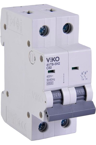 STOREMAX Jvnnastore Automatic Fuse 4.5Ka C Type 2 Pole 50A Trendyfr 646268