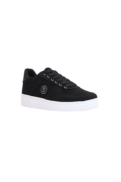 Konfores 2196-Dakırs Anatomical Sole Men's Linen Fabric Sneakers Shoes