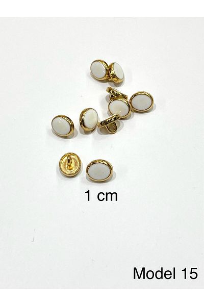 karantuhafiye Blouse Button / Metal Blouse Button / 10 Pieces / Model 15