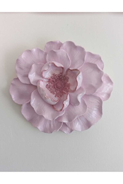 ZE DEKORASYON Solgun Pembe Şık Duvar Ve Masa Çiçeği 22x20cm