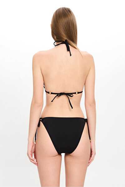 TOOSALTY KADIN SİYAH KÜÇÜK ÜÇGEN BİKİNİ TAKIMI 25SW029ST