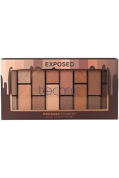 TECHNIC Exposed Eyeshadow Palette - 16 Long Lasting, Blendable Shades
