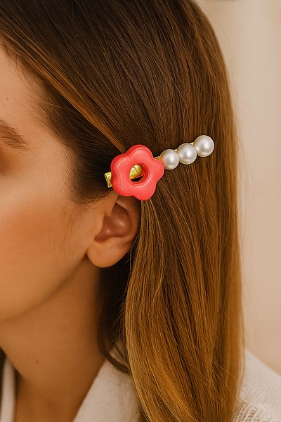 cityvision Agrafă de păr cu perle cu fundal de culoare aurie – design elegant și elegant