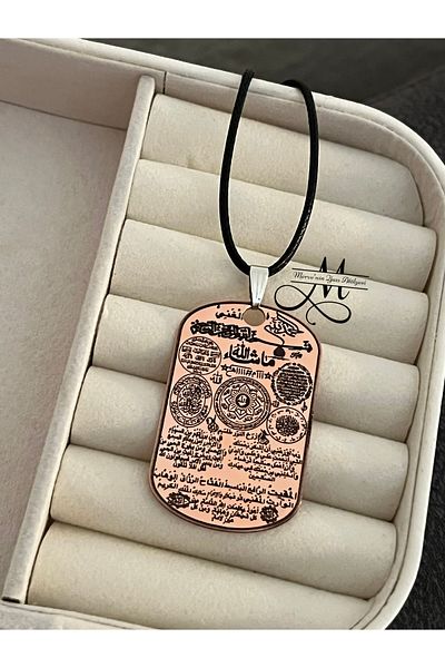 MerveninYaziAtolyesi Wealth Celb-I Pure Copper Necklace
