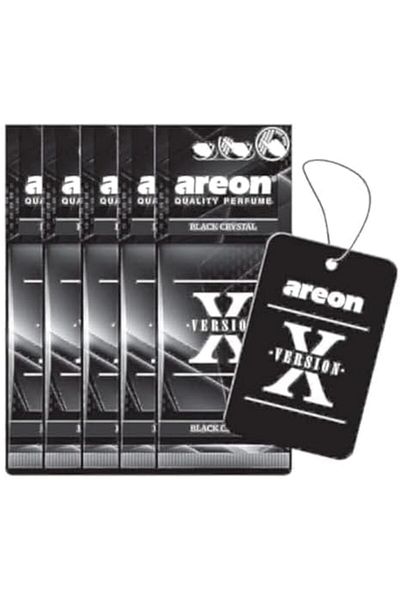 Areon - air freshener X Version Black Crystal - (Pack of 5)