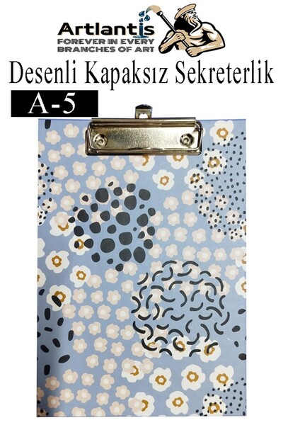 Artlantis Desenli Sekreterlik Kapaksız A5 1 Adet Renkli Desenli A5 Sekreterli...