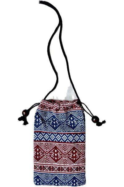 Generic 2 Pcs of Cloth Drawstring Mini Bag With Strap Ancient Style (02) 18×12 cm