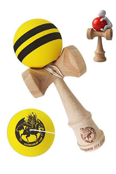 BV Professional Kendama, Wooden Ball, Samurai + Phone Sticker, 90KD