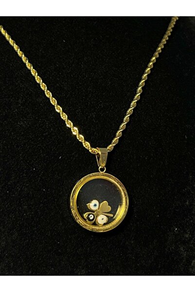 CEY ACCESSORY HASIR ZİNCİR YONCA KOLYE